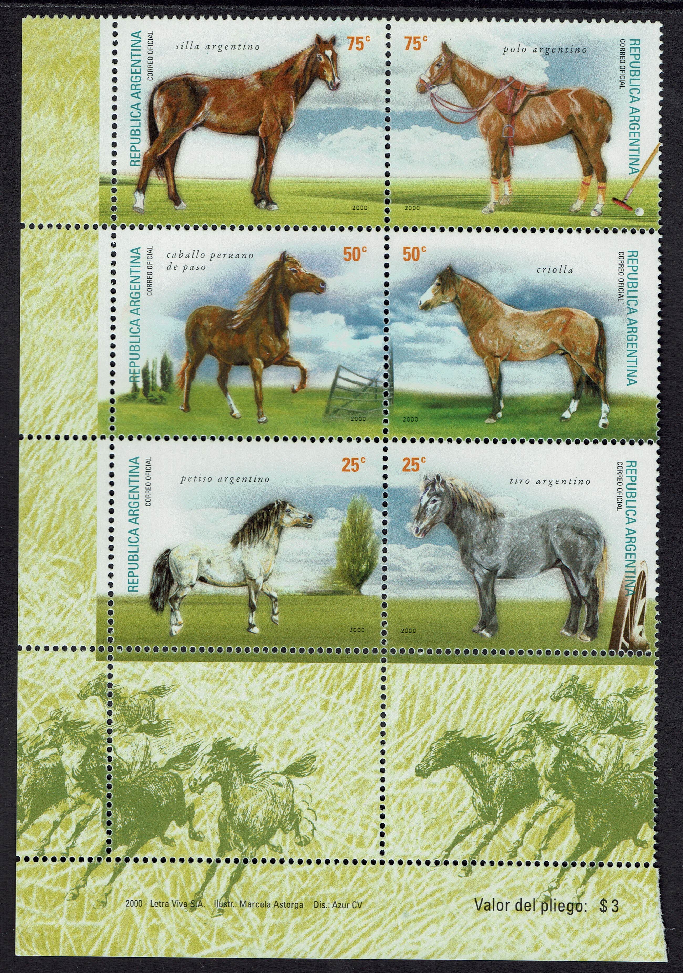 Argentina SG 2780-85